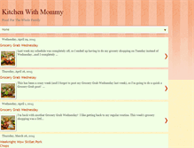 Tablet Screenshot of kitchenwithmommy.com